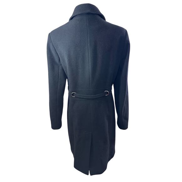 "VIA SPIGA" Women's Cashmere Wool Blend Trench Coat Quiet Luxury Old Money SZ 10 - Picture 3 of 16